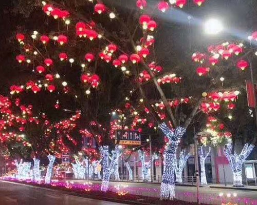 节日亮化节日氛围灯