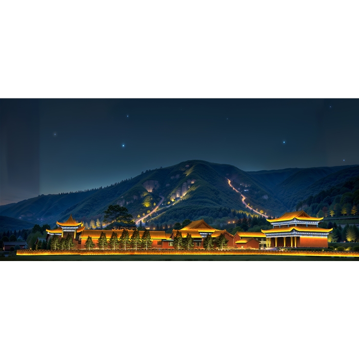 寺庙亮化1