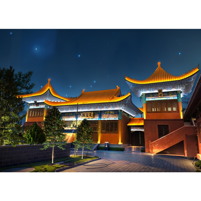 寺庙亮化